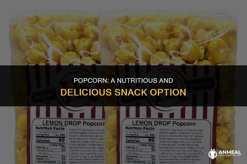 is popcorn a good snack