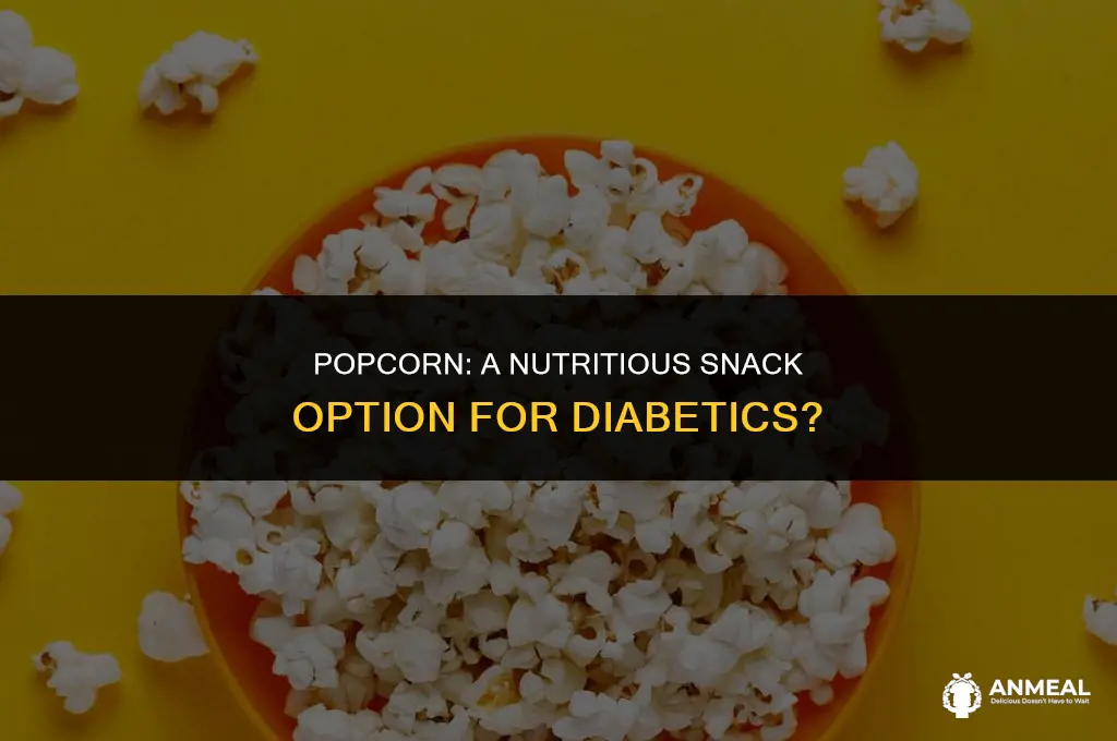 is popcorn a healthy snack for diabetics