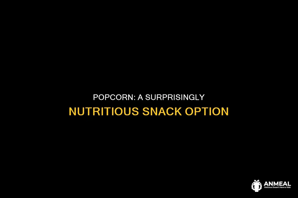 is popcorn a healthy snack to eat