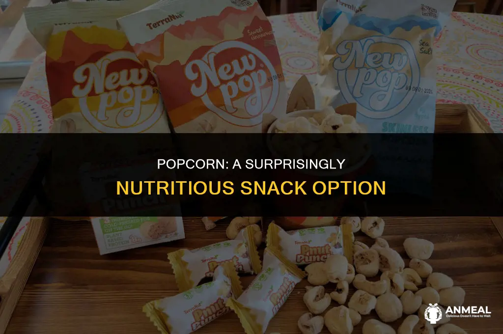 is popcorn a healthy snack