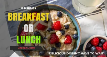 Porridge: A Versatile Meal for Breakfast or Lunch?