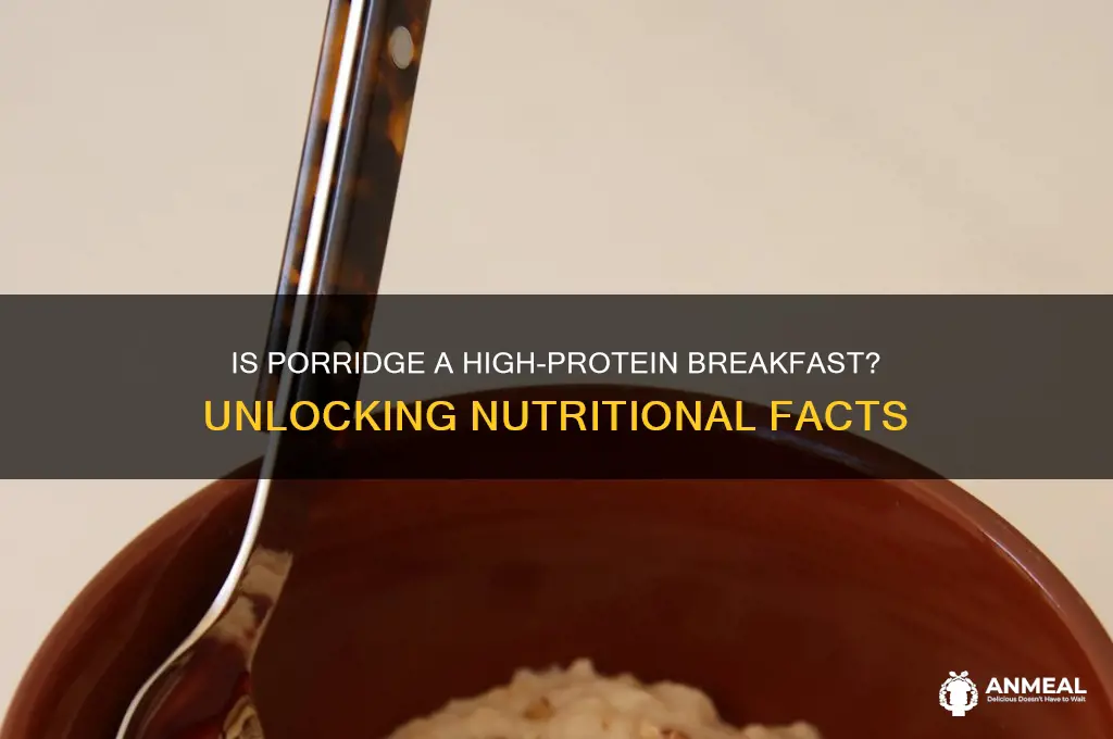 is porridge a high protein breakfast