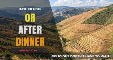 Port Wine Timing: Should You Pour Before or After Dinner?
