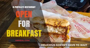 Portillo's Breakfast Hours: Is It Open Early for Morning Meals?