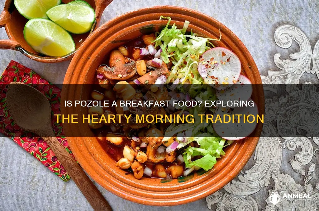 is pozole a breakfast food