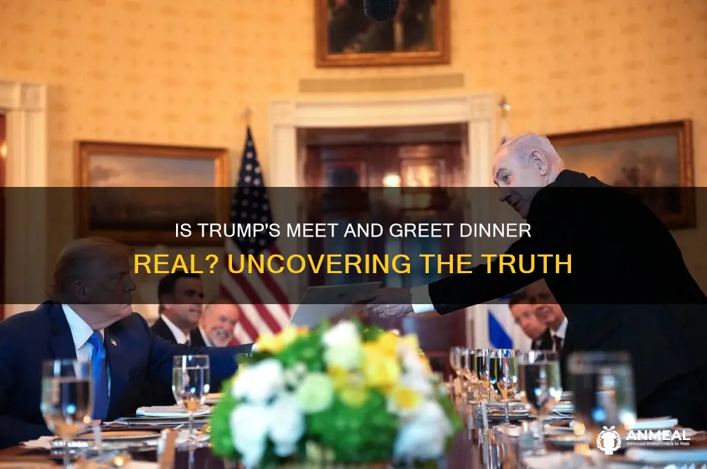 is presidenttrump really giving away a meet and greet dinner
