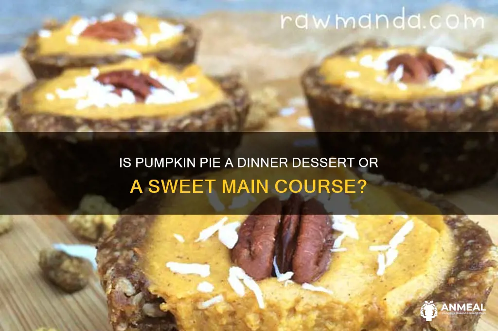 is pumpkin pie dinner