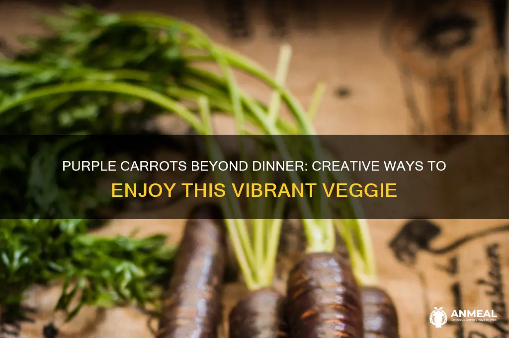 is purple carrot only for dinner