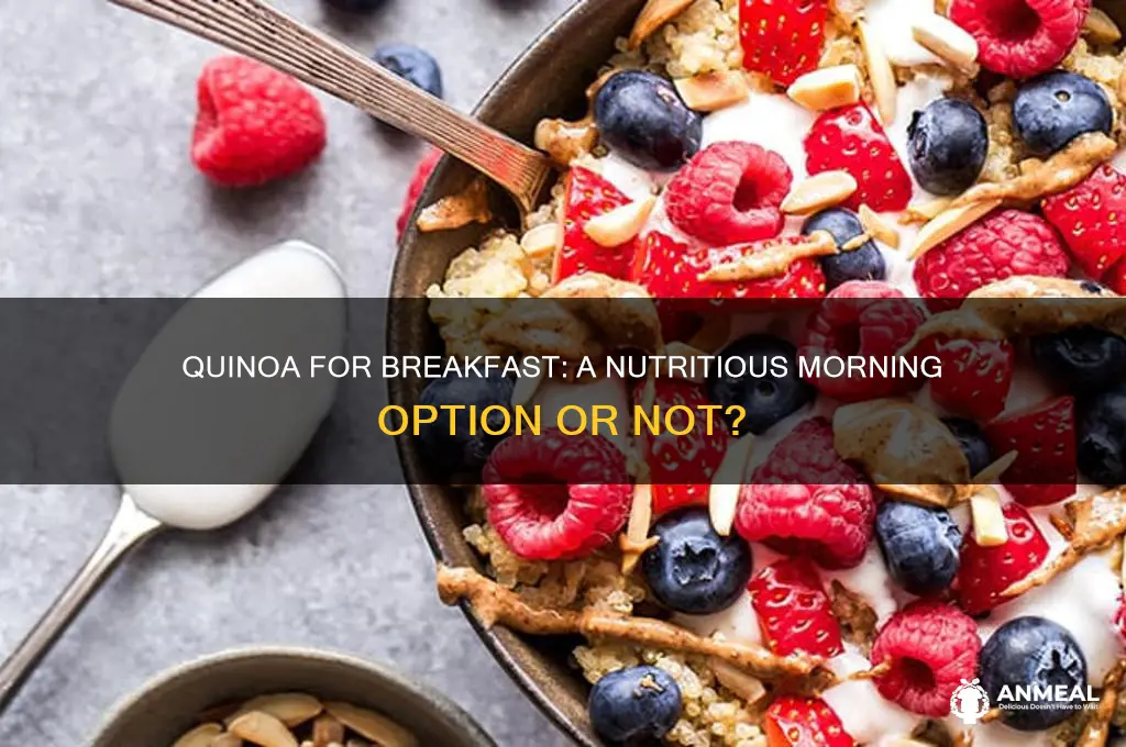 is quinoa a breakfast food