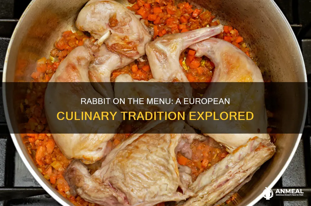 is rabbit a european dinner favorite