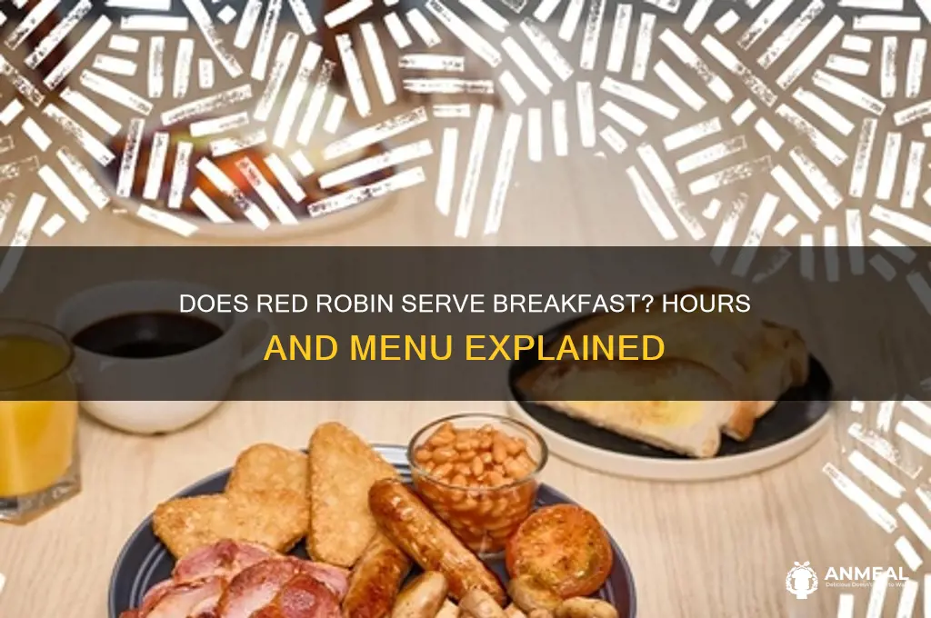 is red robin open for breakfast