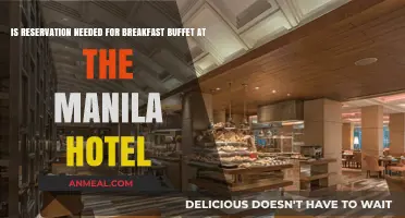Manila Hotel Breakfast Buffet: Reservation Required or Walk-In?
