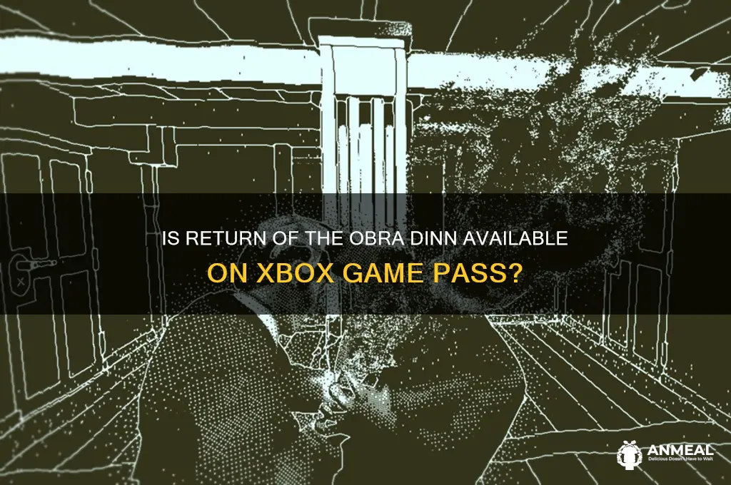 is return of the obra dinn on game pass