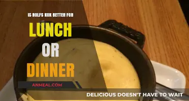 Rolfs Kok: Lunch or Dinner? Discover the Perfect Meal Time