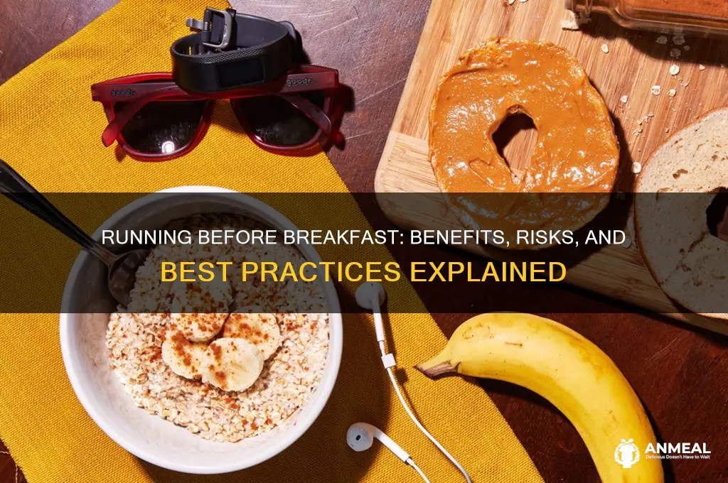 is running before breakfast bad