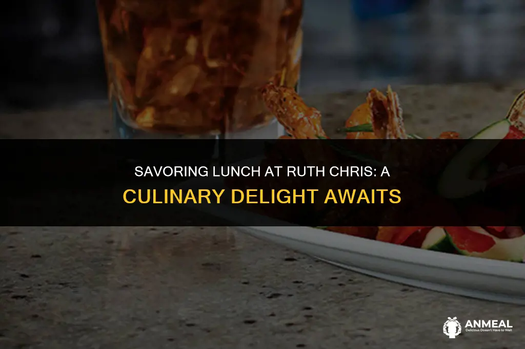 is ruth chris open for lunch