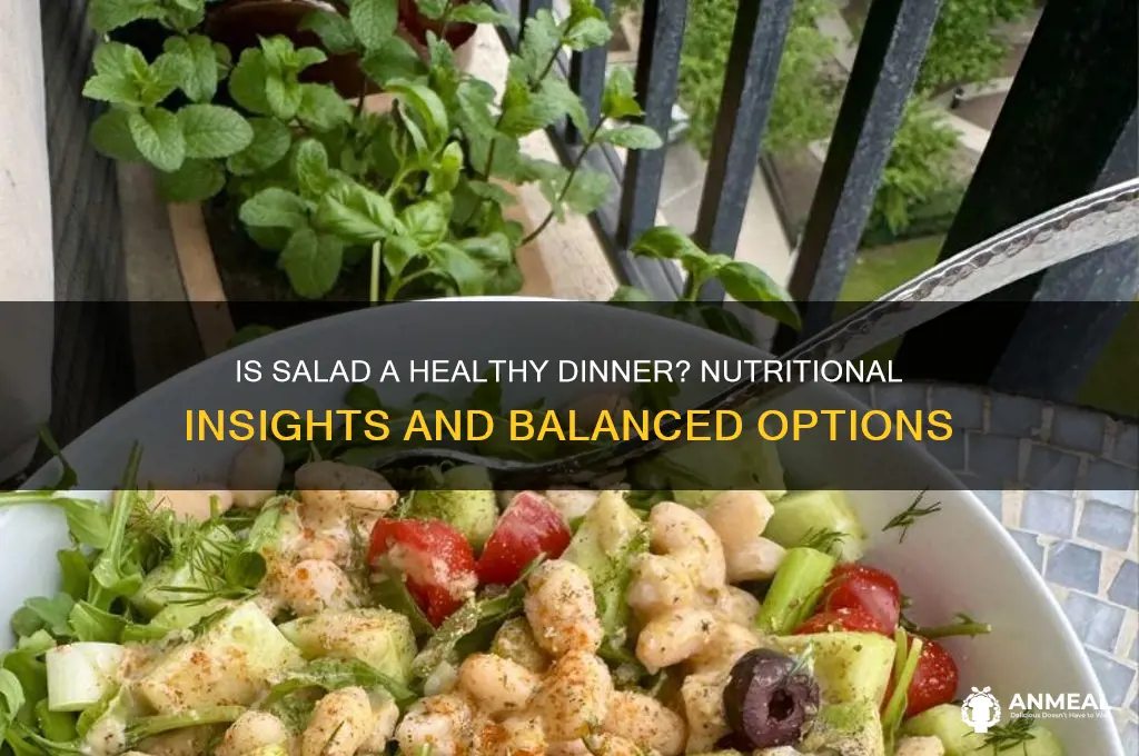 is salad a healthy dinner