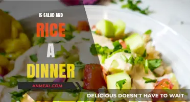 Salad and Rice: A Satisfying Dinner Option or Just a Side?