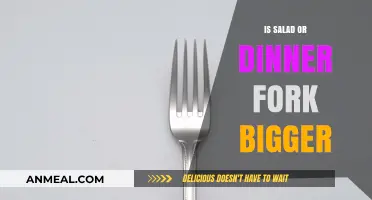Salad vs. Dinner Fork: Which One is Bigger and Why?