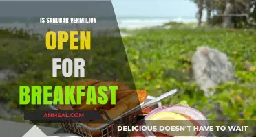 Is Sandbar Vermilion Serving Breakfast? Find Out Here!