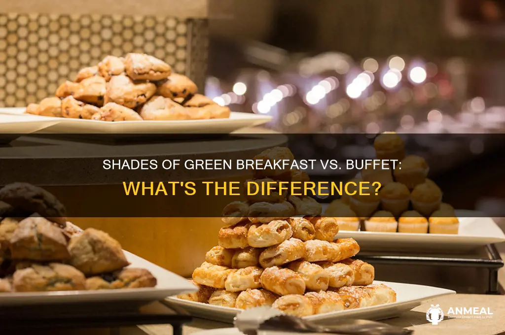 is shades of green breaskfast different than breakfast buffet