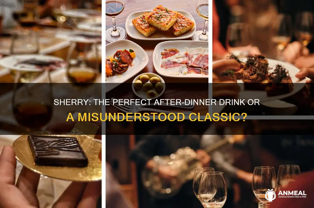 is sherry an after dinner drink