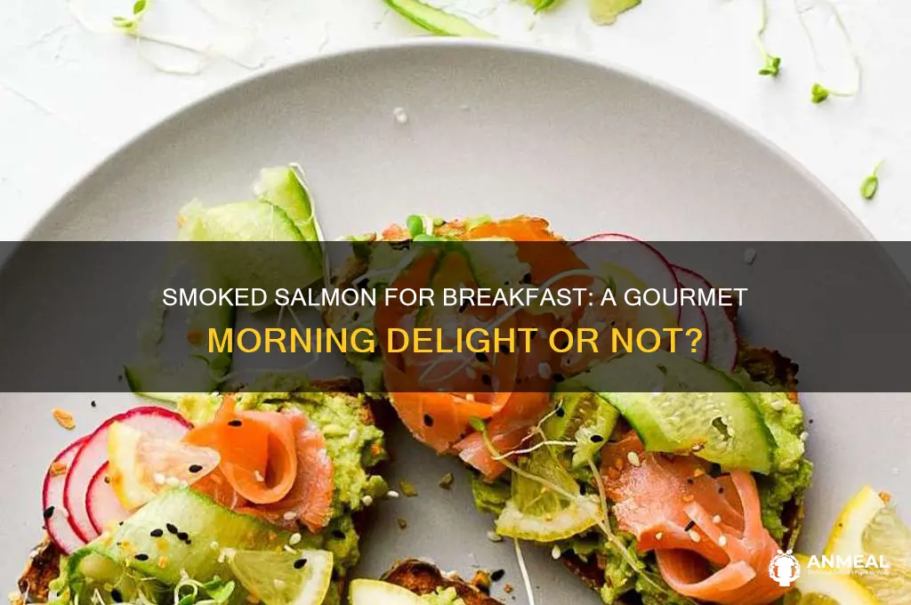 is smoked salmon a breakfast food