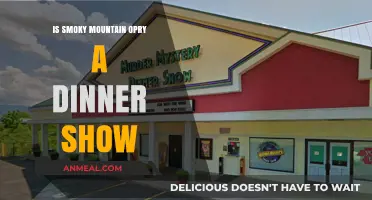 Smoky Mountain Opry: Dinner Show Experience or Just a Performance?