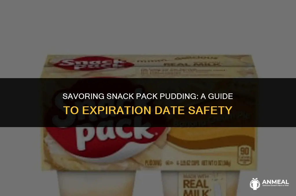 is snack pack pudding ok to eat after expiration date