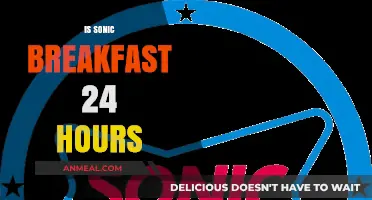 Sonic Breakfast Hours: Is It Available 24/7 Near You?