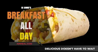 Sonic's Breakfast All Day: Menu, Hours, and Popular Picks