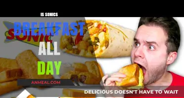 Sonic's Breakfast Menu: All-Day Availability and Popular Morning Favorites
