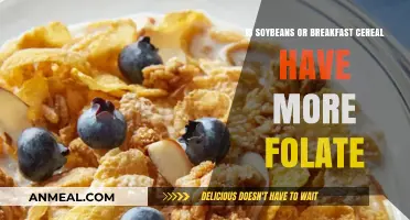 Soybeans vs. Breakfast Cereal: Which Packs More Folate for Your Diet?
