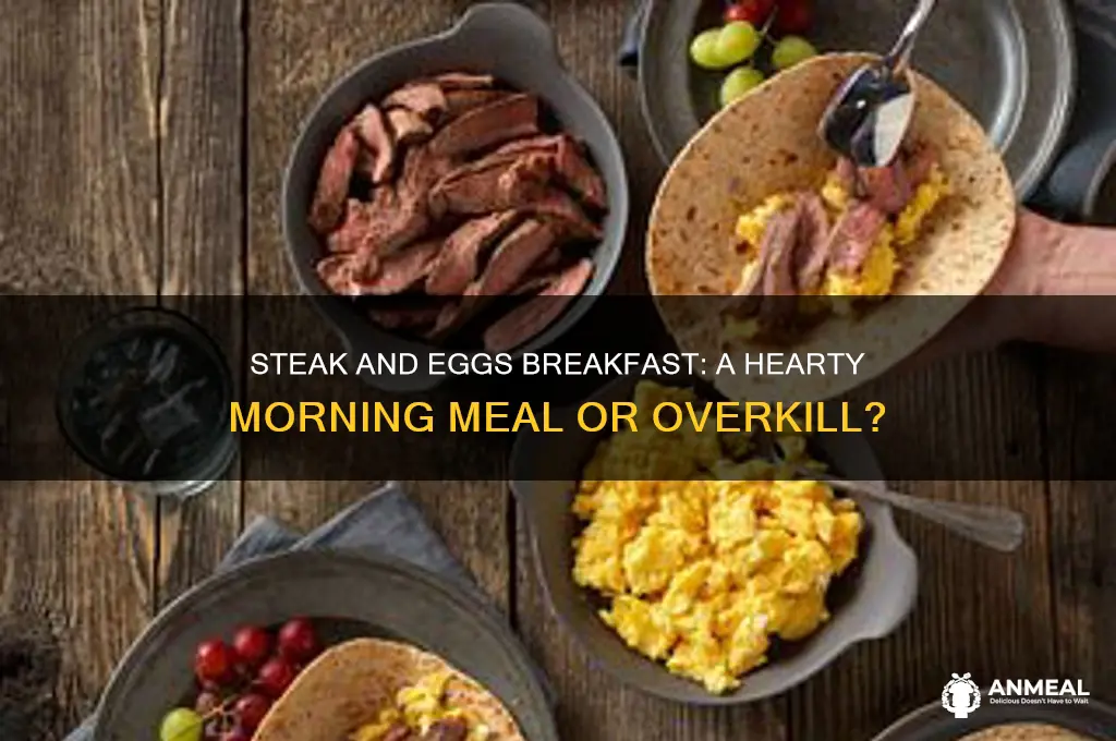 is steak and eggs breakfast