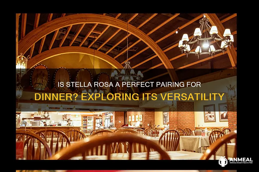 is stella rose considered a dinner wine