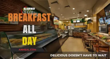 Does Subway Serve Breakfast All Day? Menu Hours Explained