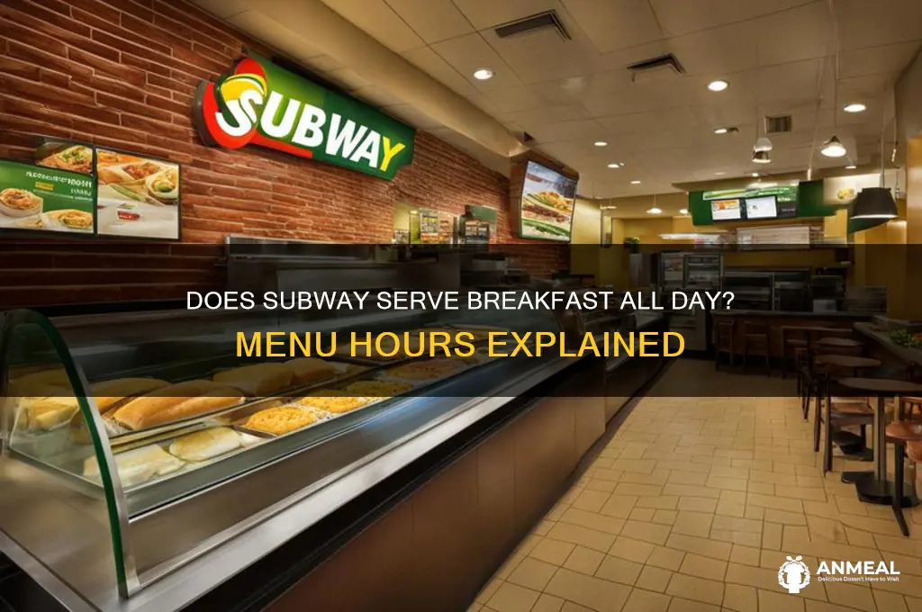 is subway breakfast all day