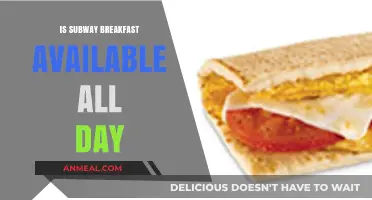 Does Subway Serve Breakfast All Day? Menu Hours Explained