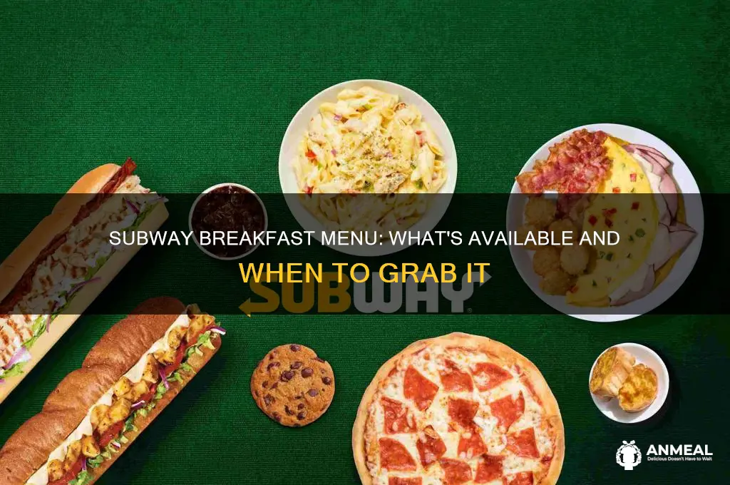 is subway doing breakfast