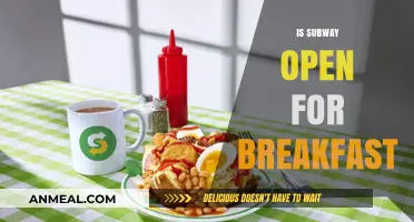 Is Subway Open for Breakfast? Hours, Menu, and Morning Options
