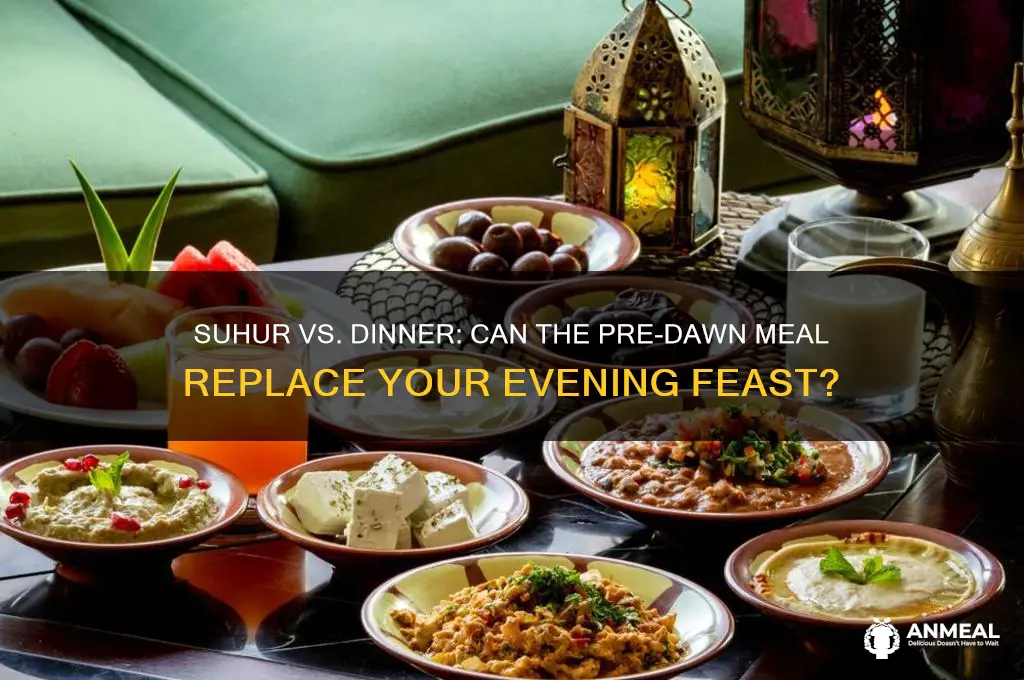 is suhur a substitute for dinner