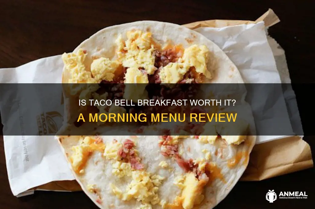 is taco bell breakfast