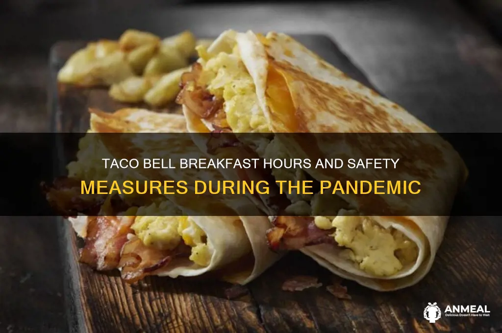 is taco bell during breakfast during corona
