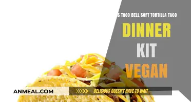 Is Taco Bell's Soft Tortilla Taco Dinner Kit Vegan-Friendly?