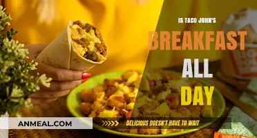Does Taco John's Serve Breakfast All Day? Menu Hours Explained