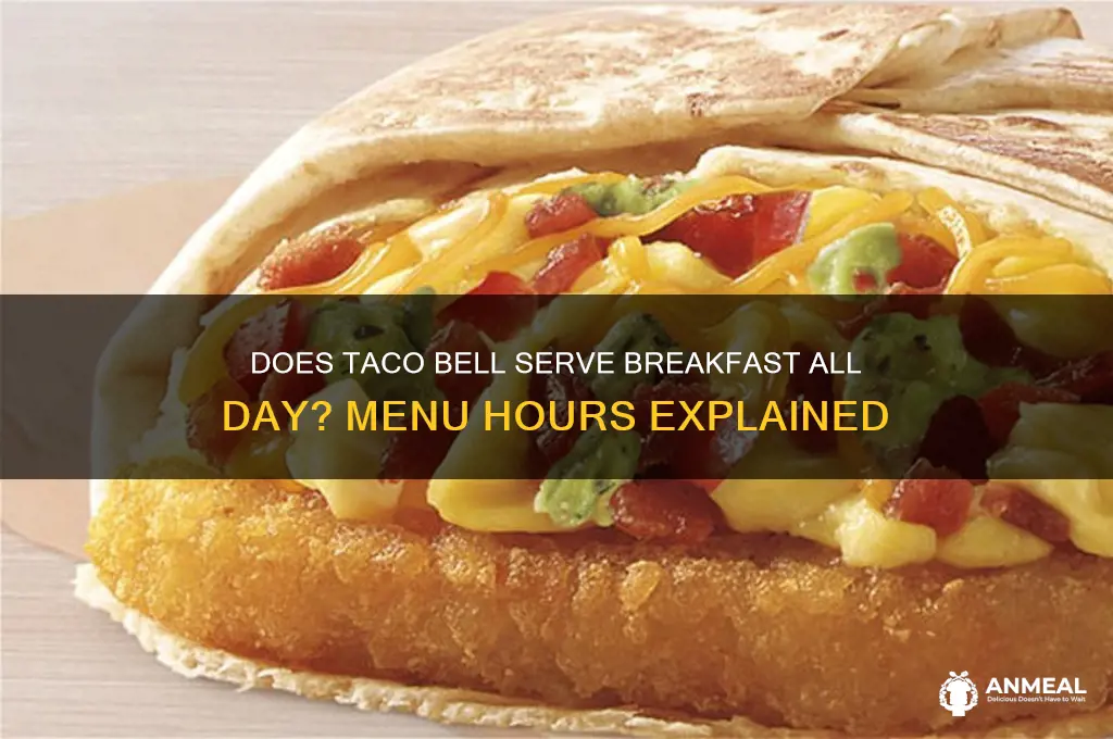 is tacobell breakfast all day