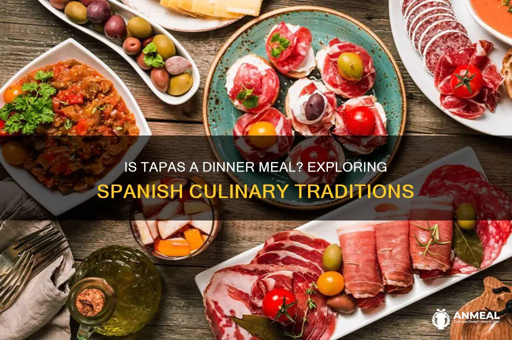 is tapas a dinner meal