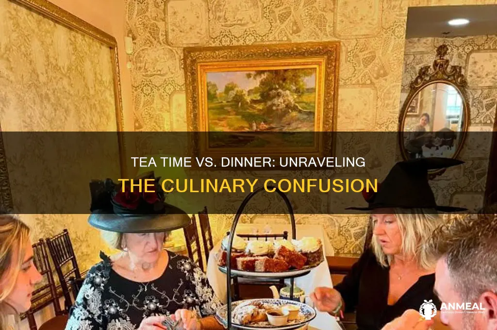 is tea time dinner