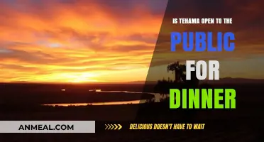 Is Tehama Open for Public Dinner? Exploring Access and Availability