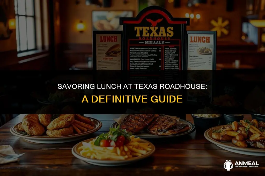 is texas roadhouse open for lunch